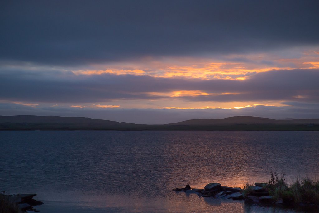 Sunrise on Harray Loch